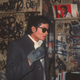Michael Jackson (1958 - 2009) stands in a graffiti-filled subway car during the filming of the long-form music video for his song ‘Bad,’ directed by Martin Scorsese, New York, New York, November 1986.